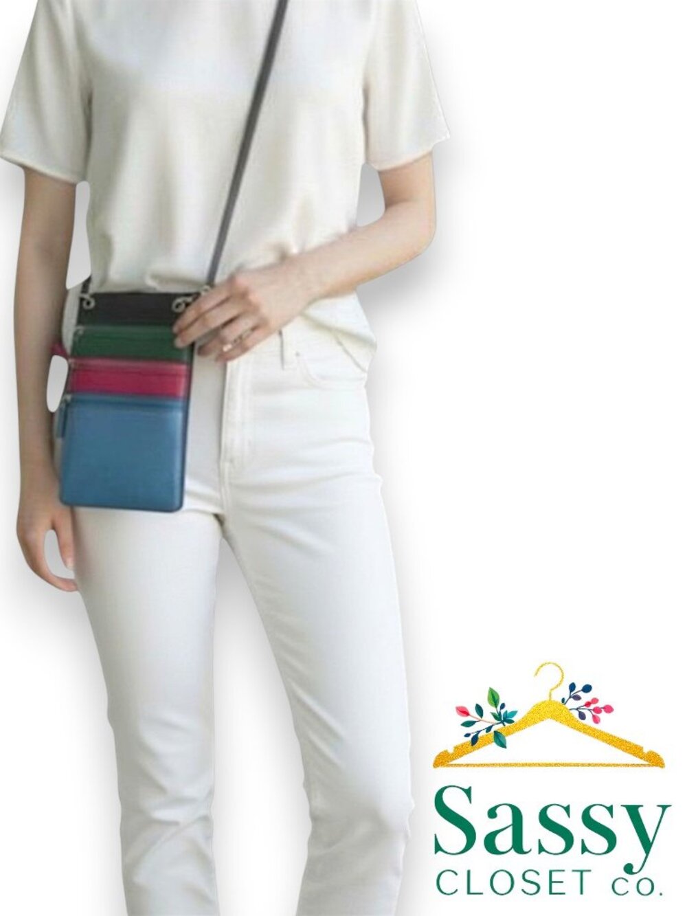 ✨ MYWALIT Nappa Leather Colorblock Crossbody Travel Bag NWOT 🌈